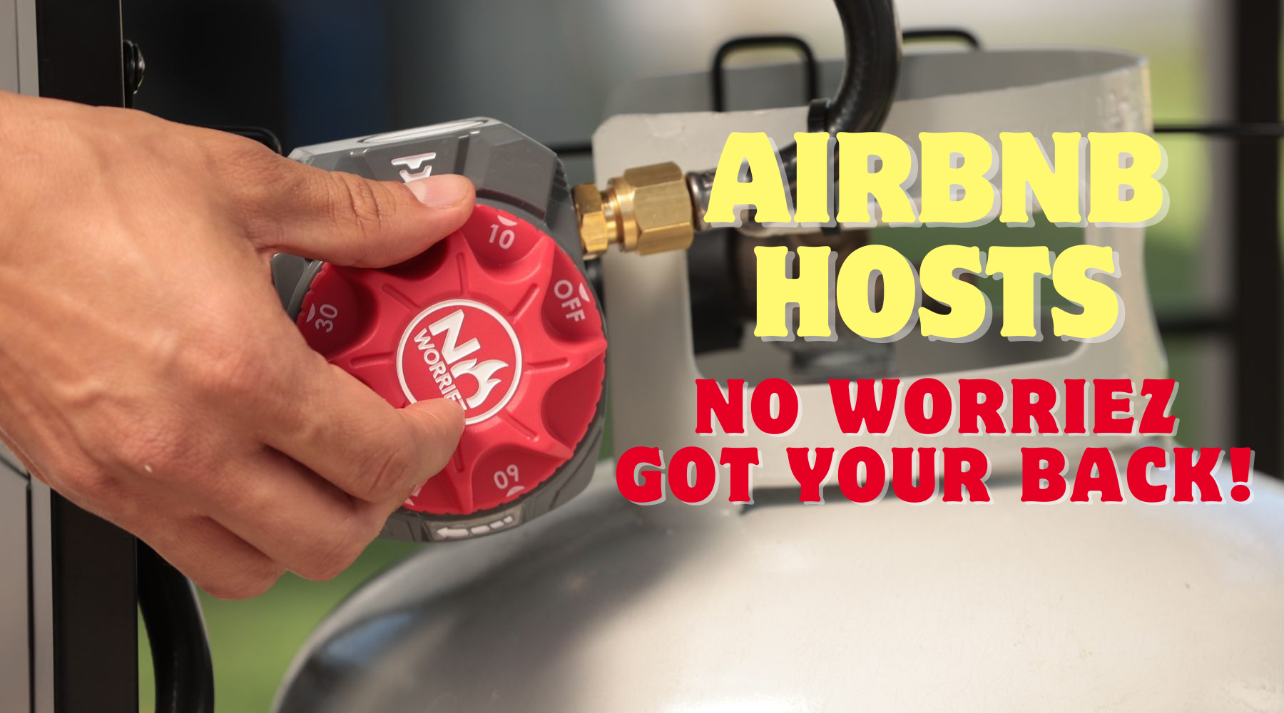 No Worriez gas timer for Airbnb hosts managing use