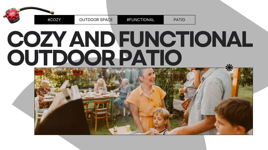 set up a cozy and functional outdoor patio