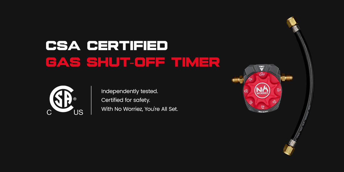 No Worriez Gas Timer Earns CSA Certification for the U.S. and Canada