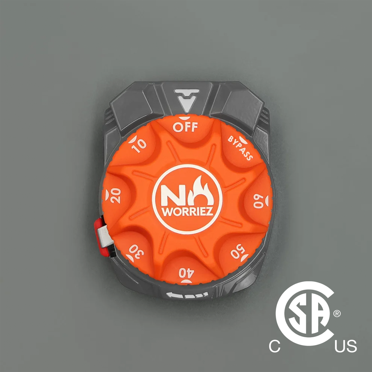Gas Timer Commando w/Bypass function & 5 psi - 1/2" NPT Female No Worriez Outdoor Grilling