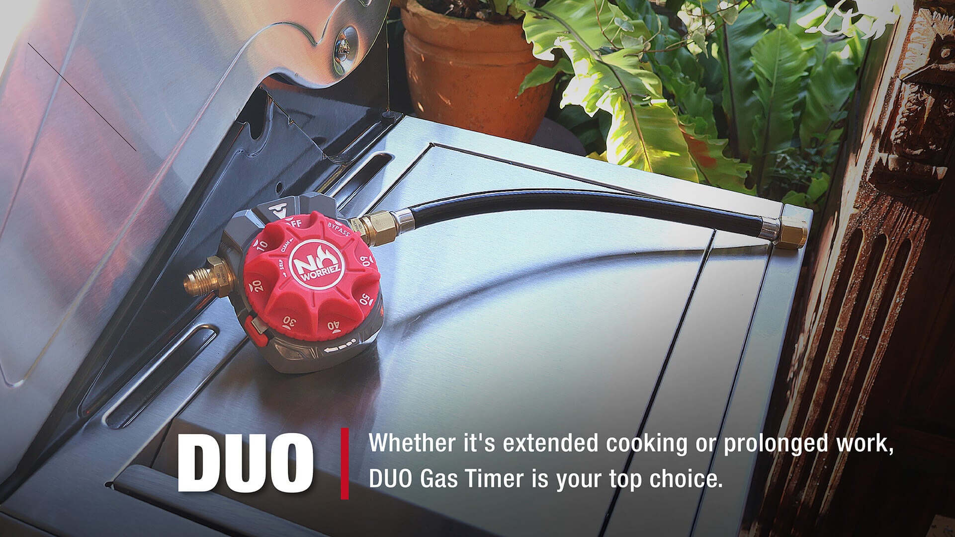 No Worriez DUO gas timer is your top choice