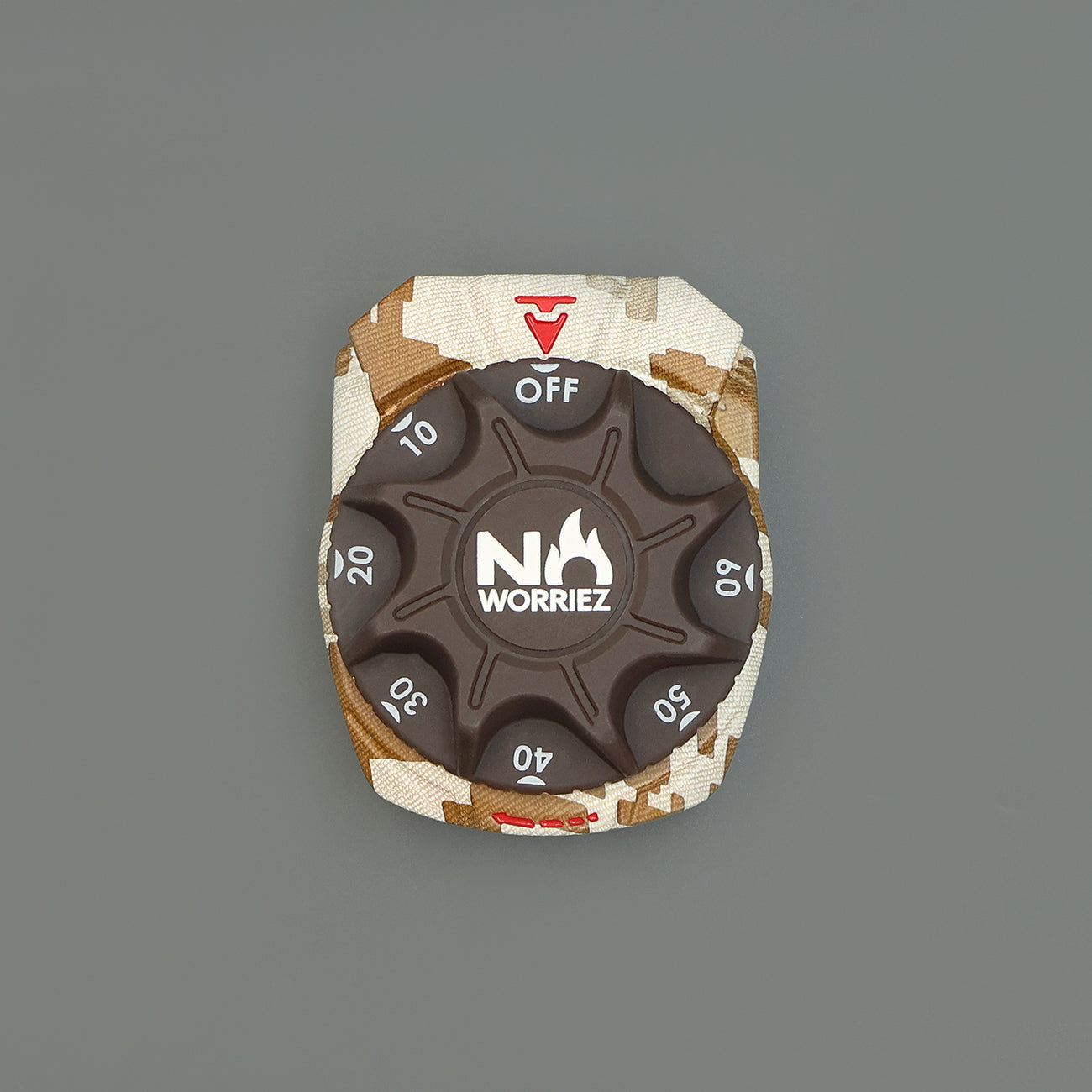 CAMO-printed Gas Grill Shut Off Timer front look
