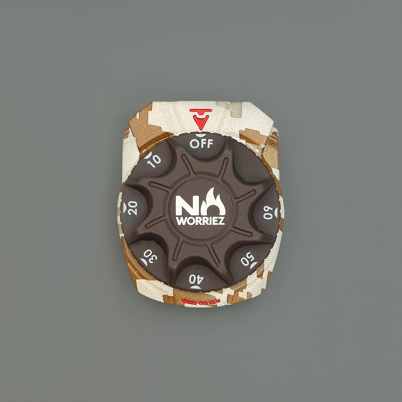 CAMO-printed Gas Grill Shut Off Timer front look