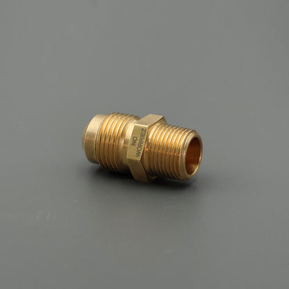 3/8" NPT x 1/2" Flare Male Connector