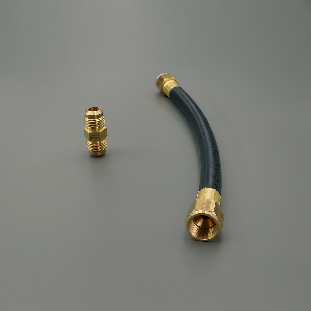 90° Brass Propane Elbow Adapter – 3/8" Female X 3/8" Male Flare Fitting – For Heaters, Griddles, Camp Stoves