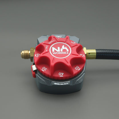 Duo assembled gas timer third-eight inches pipe