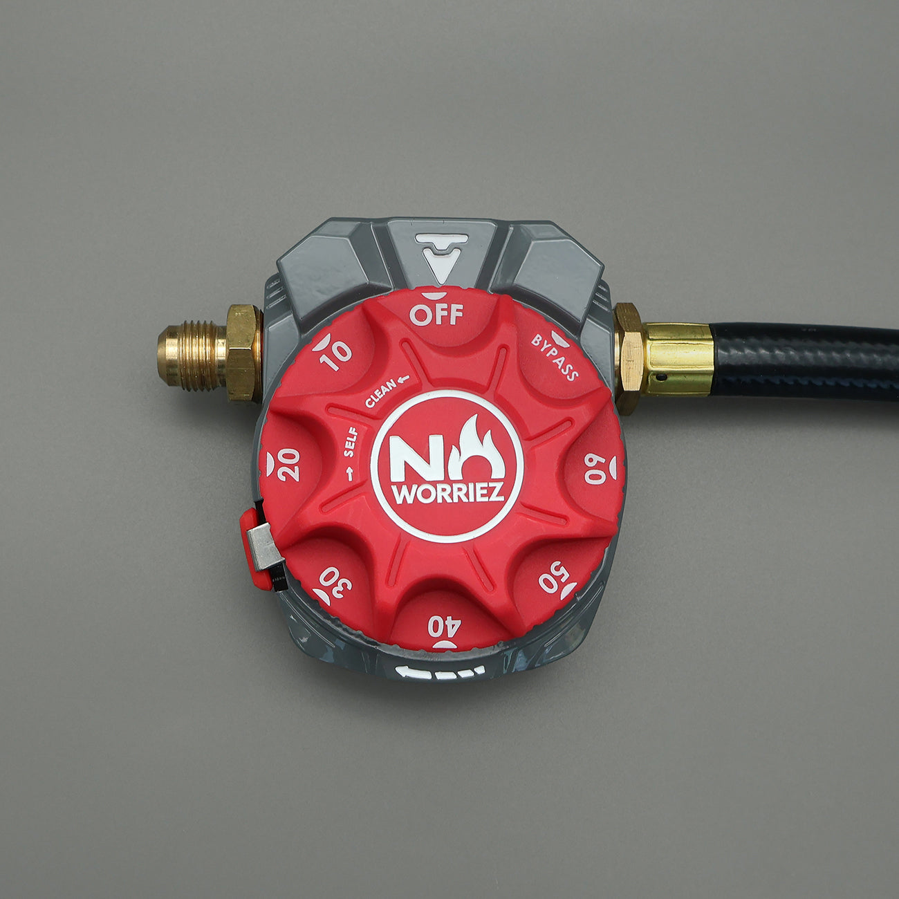 Duo assembled gas timer third-eight inches Flare Male and Female Connectors