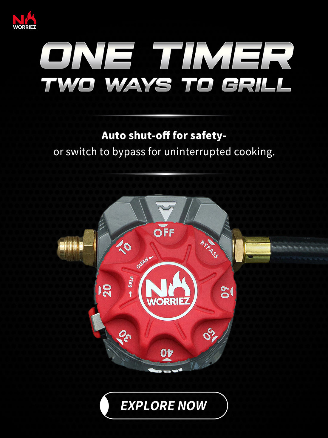 Gas Timer, Gas Grills Shut Off Timer, Propane Accessories – No Worriez ...