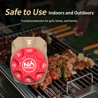 3 Hour Mechanical Gas Timer 1/2″ NPT female (Golden Beige / Origin)