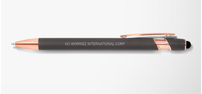 Pen with Rose Gold Trim