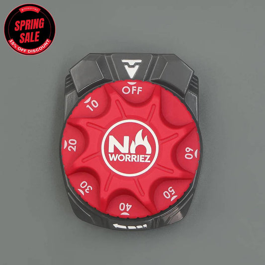 Gas Grill Shut Off Timer - 1/2" NPT Female (Red)